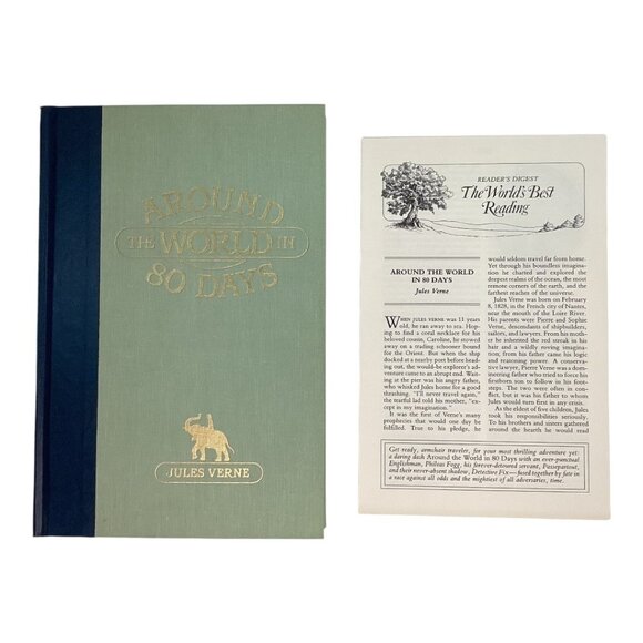 Around The World In 80 Days By Jules Verne Readers Digest Edition 1988‎ - Picture 1 of 5